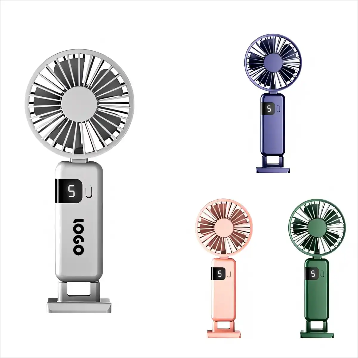 Rechargeable Mini Fan with Stand
