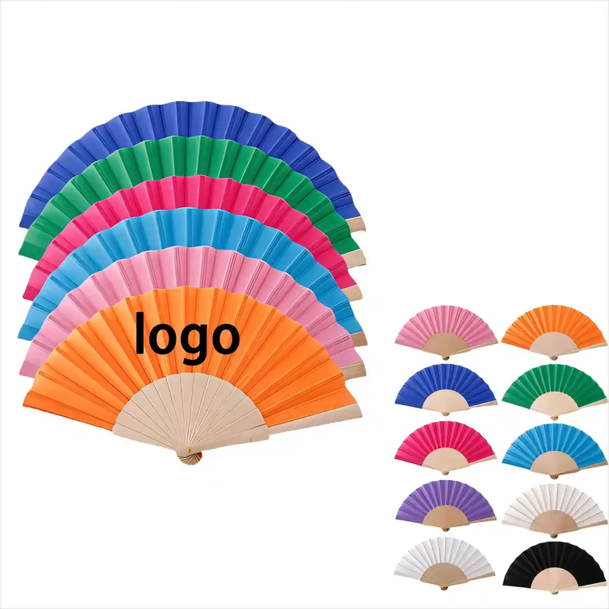 Bamboo Silk Folding Fan