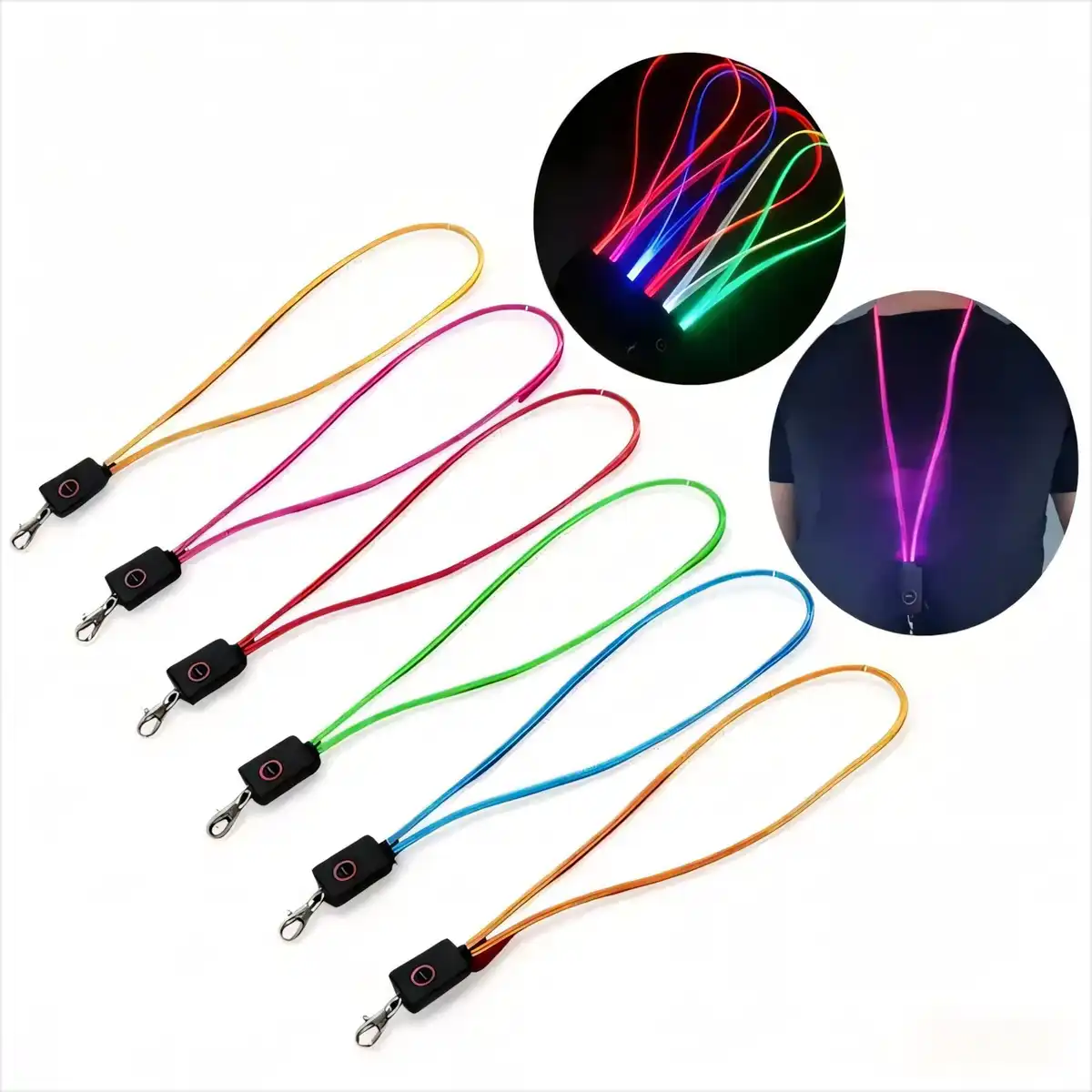 LED Lanyard Keychain Night Safety