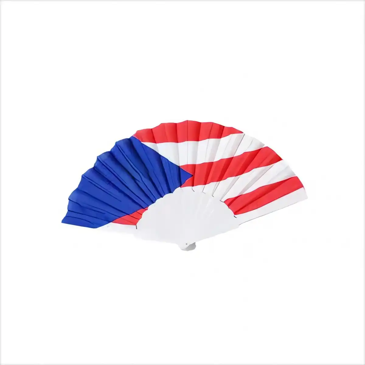 Portable Folding Fabric Hand Fan product close-up