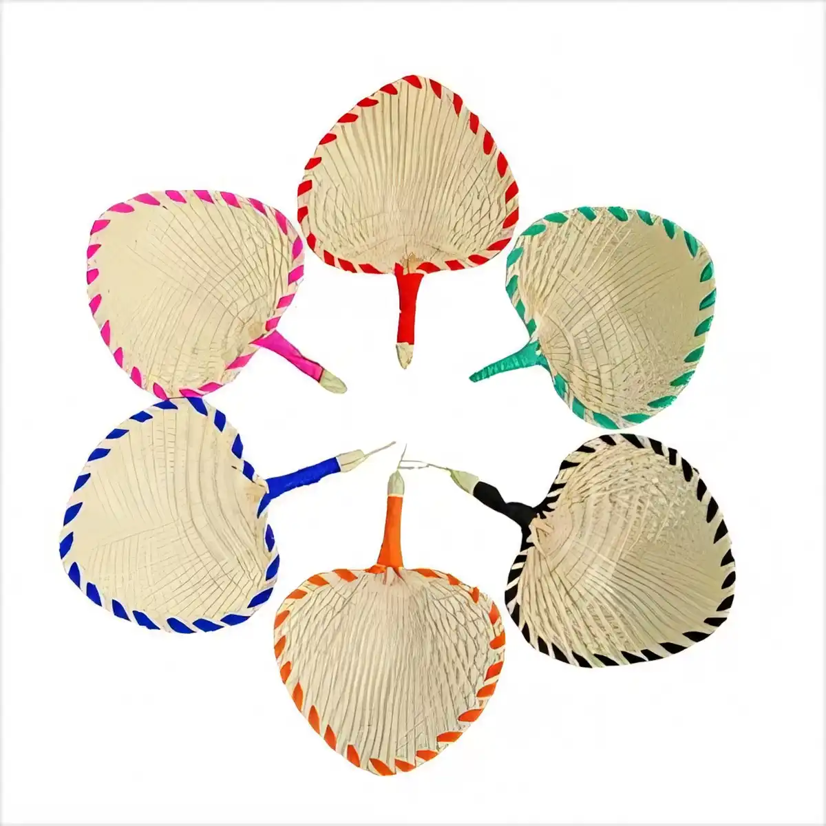 Glowing Silk Folding Fan alternate product angle