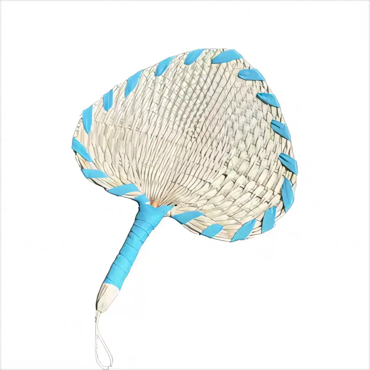 Glowing Silk Folding Fan product close-up