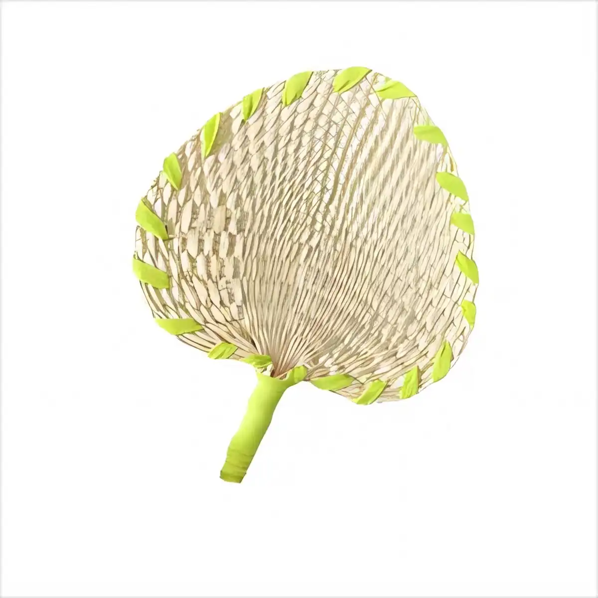 Glowing Silk Folding Fan product in use
