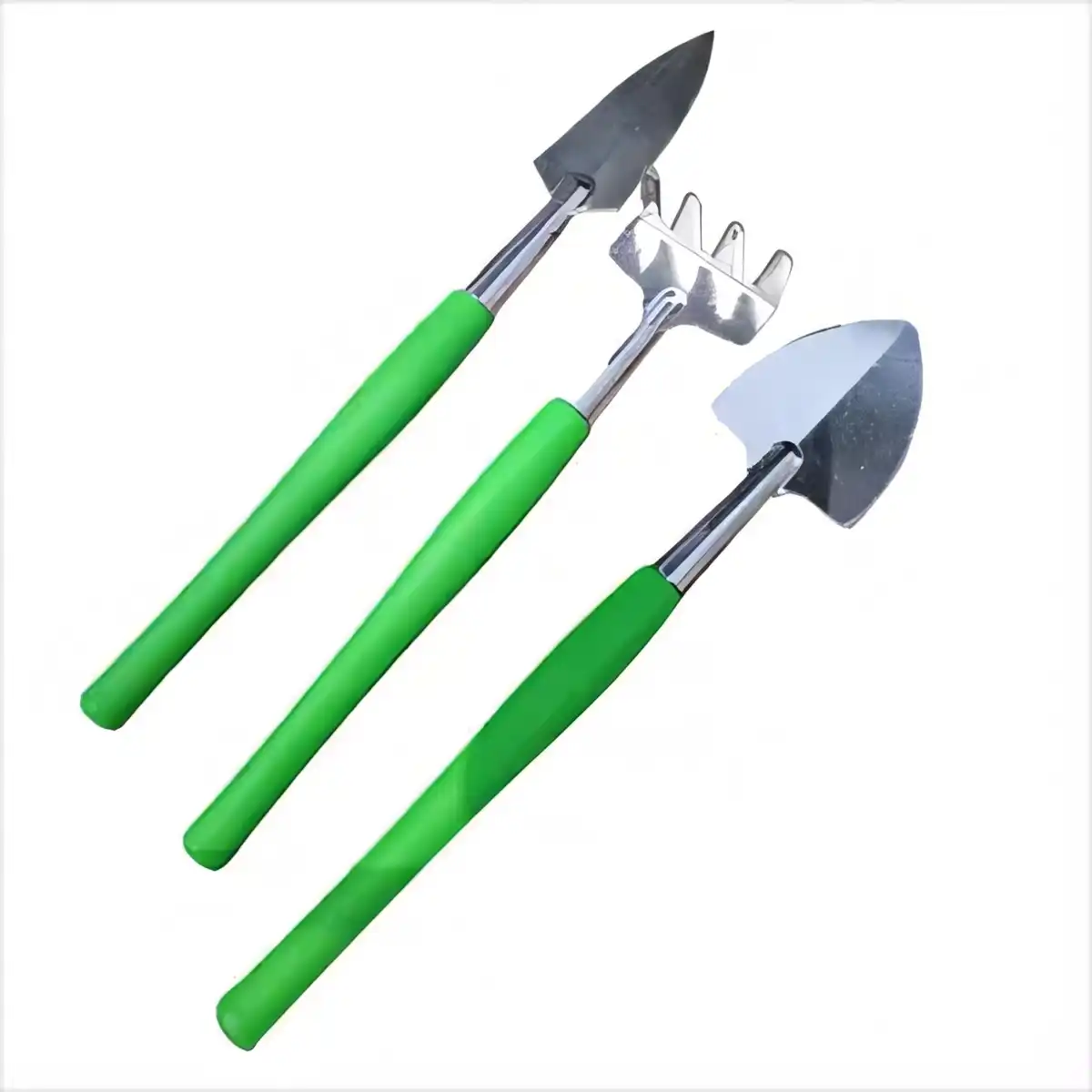 Mini Stainless Steel Garden Set product close-up