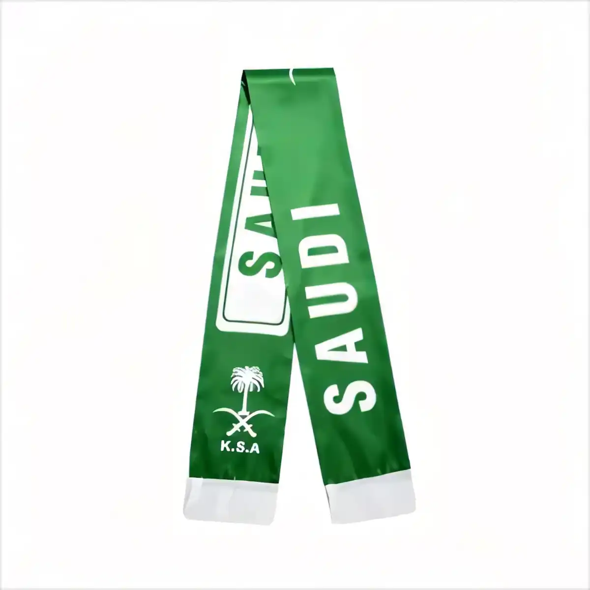Vibrant Fringed Soccer Scarf product close-up