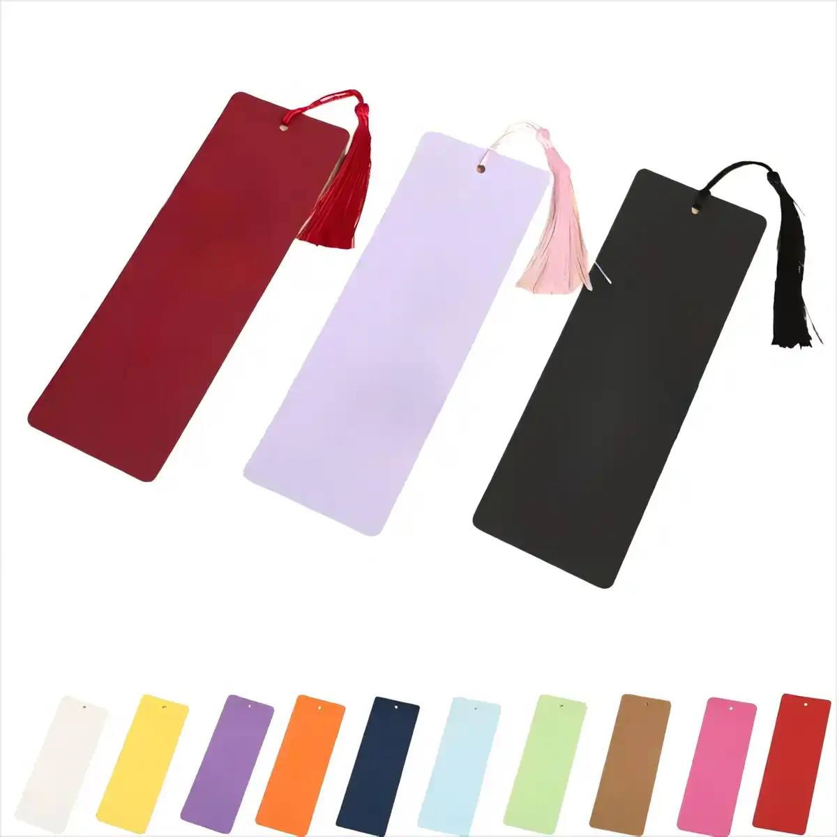 Vibrant Tassel Bookmark Set product with accessories