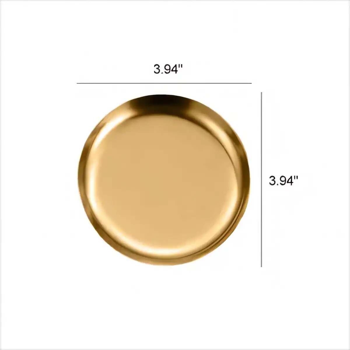 Elegant Multi Color Steel Serving Tray product detail view