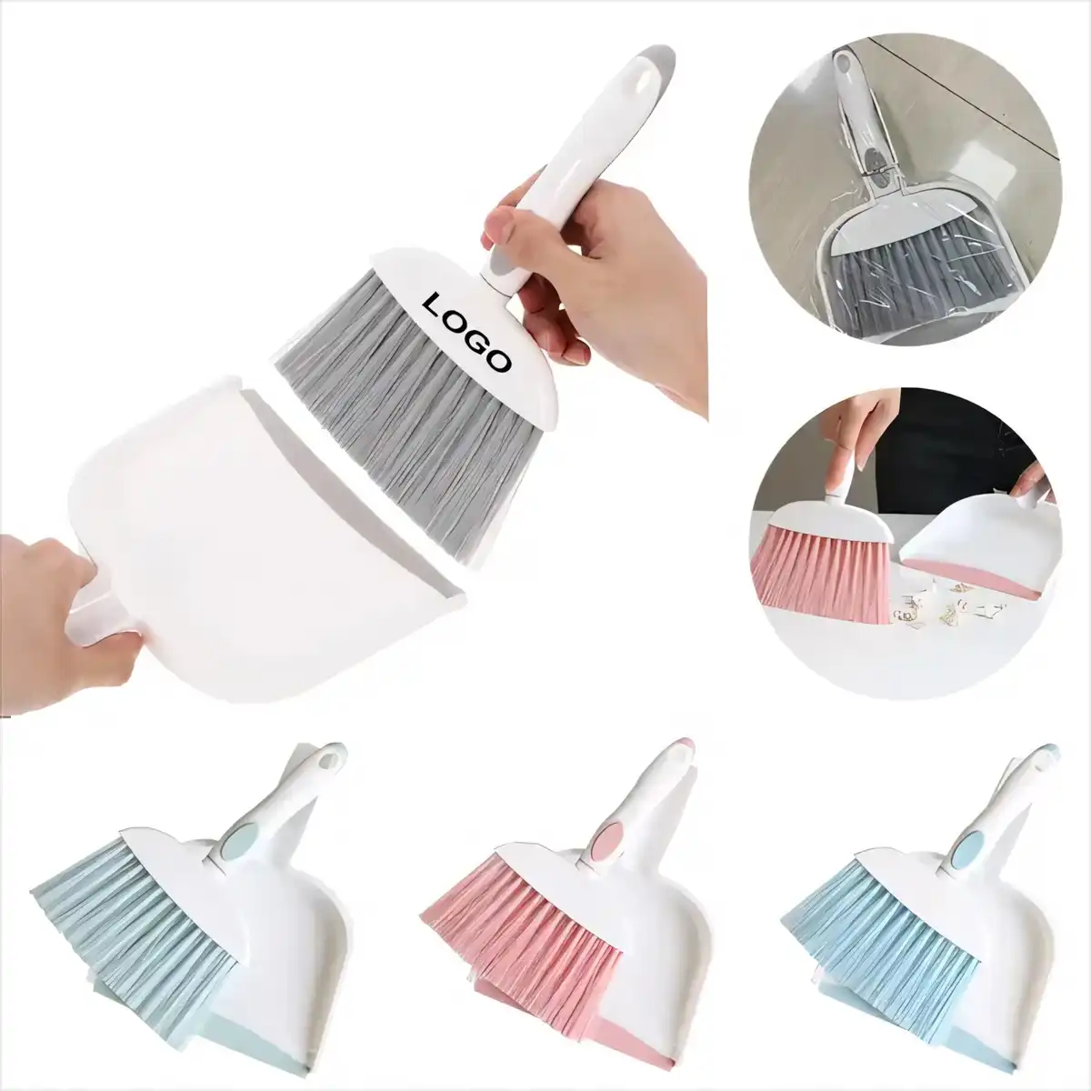 Compact Desk Cleaning Brush Pan