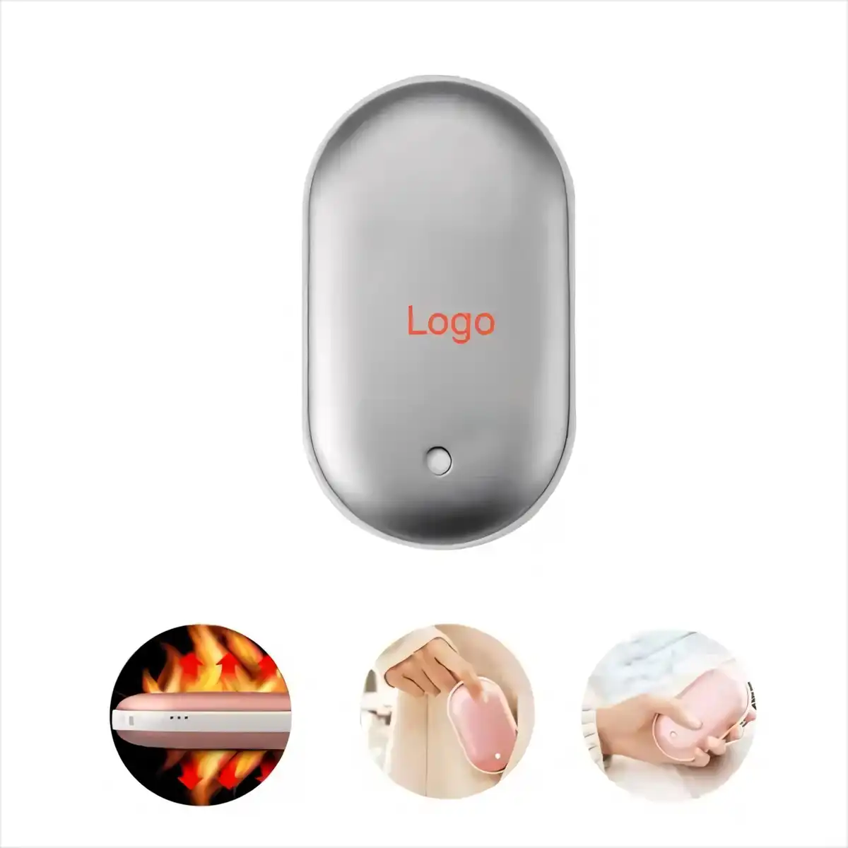 Dual Heat Rechargeable Hand Warmer Charger
