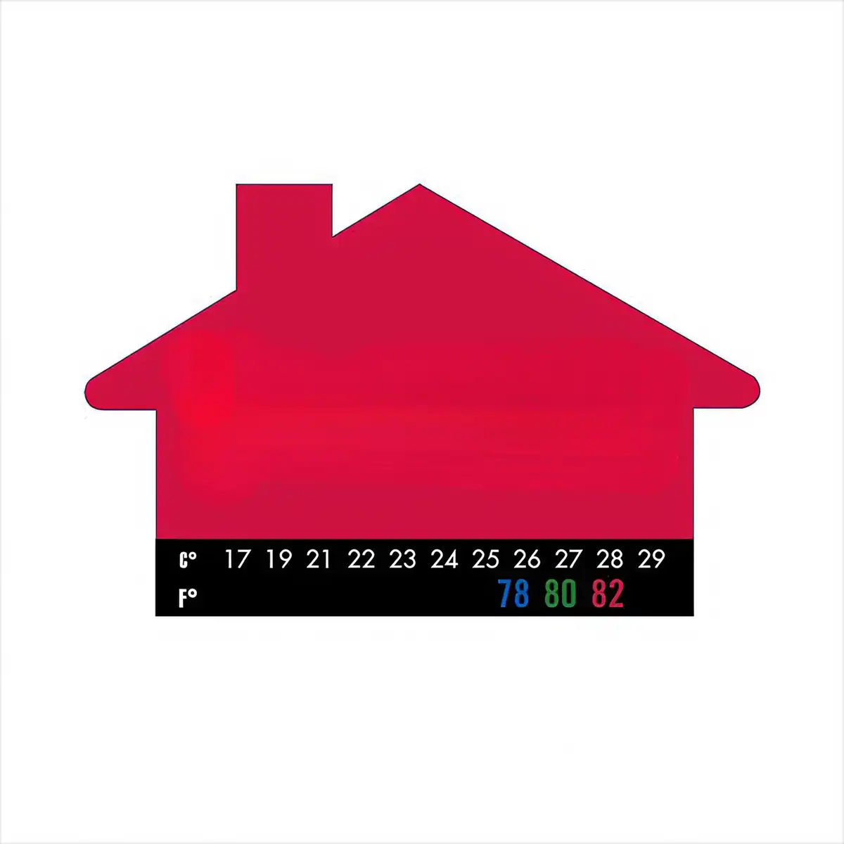 House Magnet Thermometer Promo
