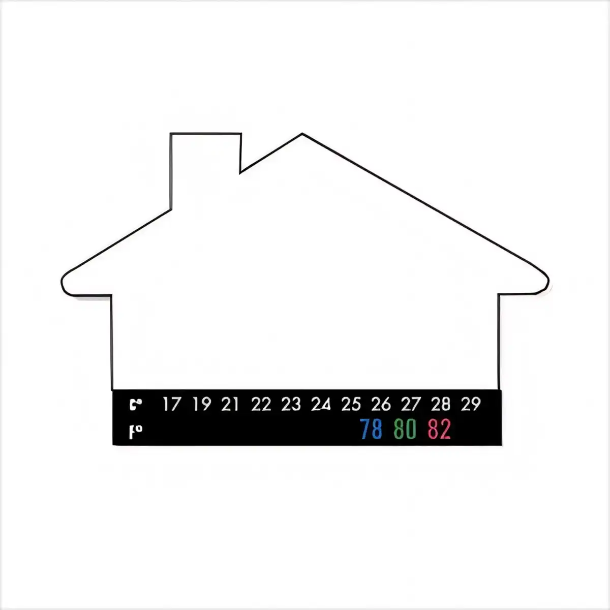 House Magnet Thermometer Promo product detail view