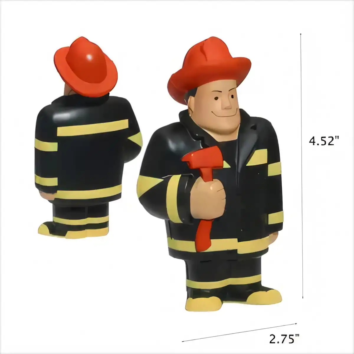 Squeezable Firefighter Stress Relief Toy product detail view