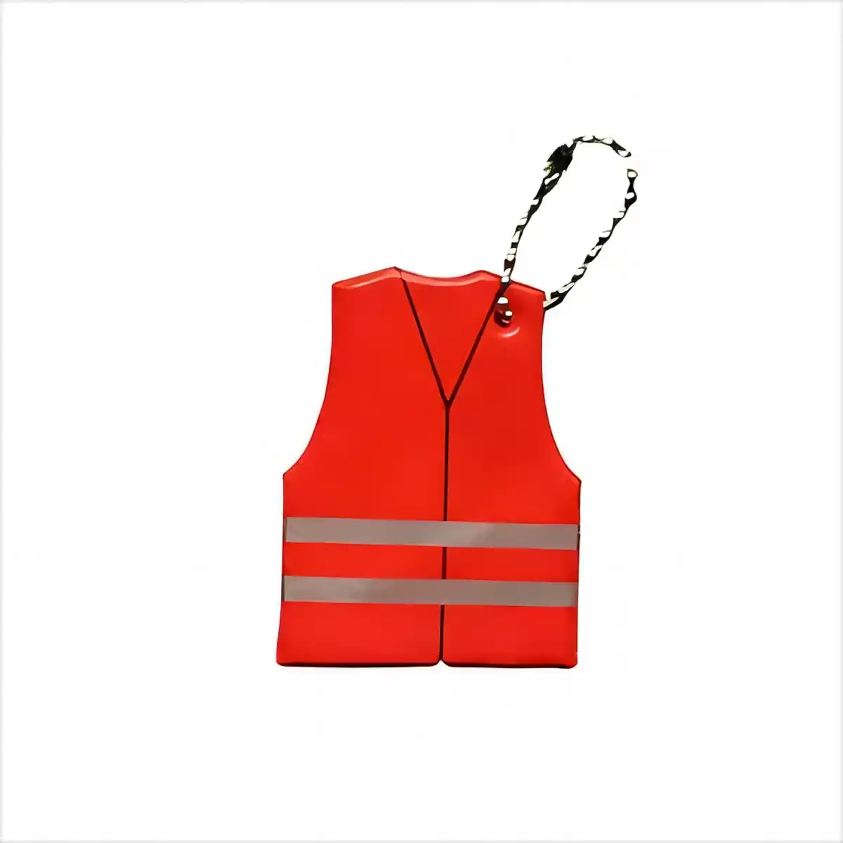 Reflective Pendant Keychain for Night Safety product close-up