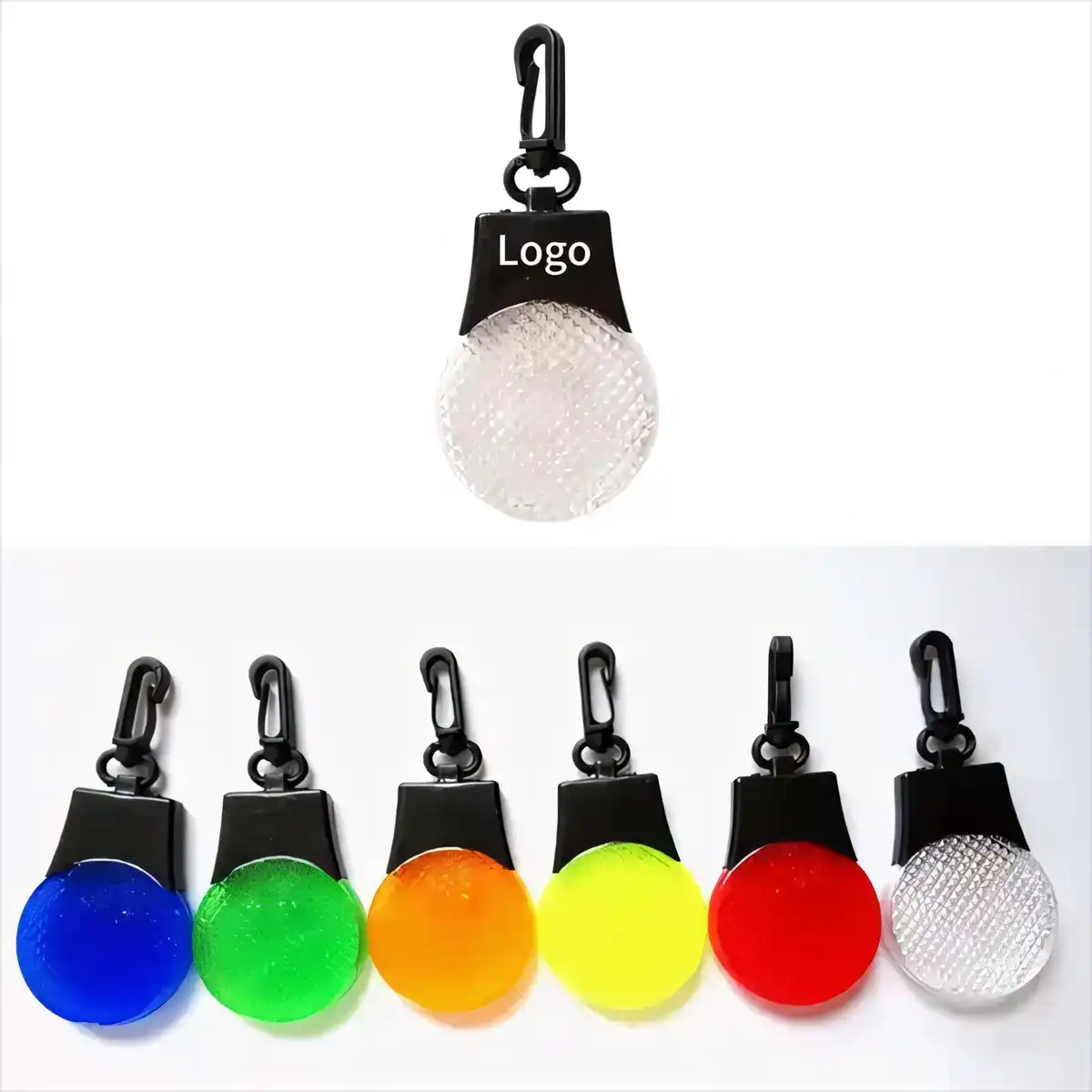 LED Safety Reflector Keychain for Night