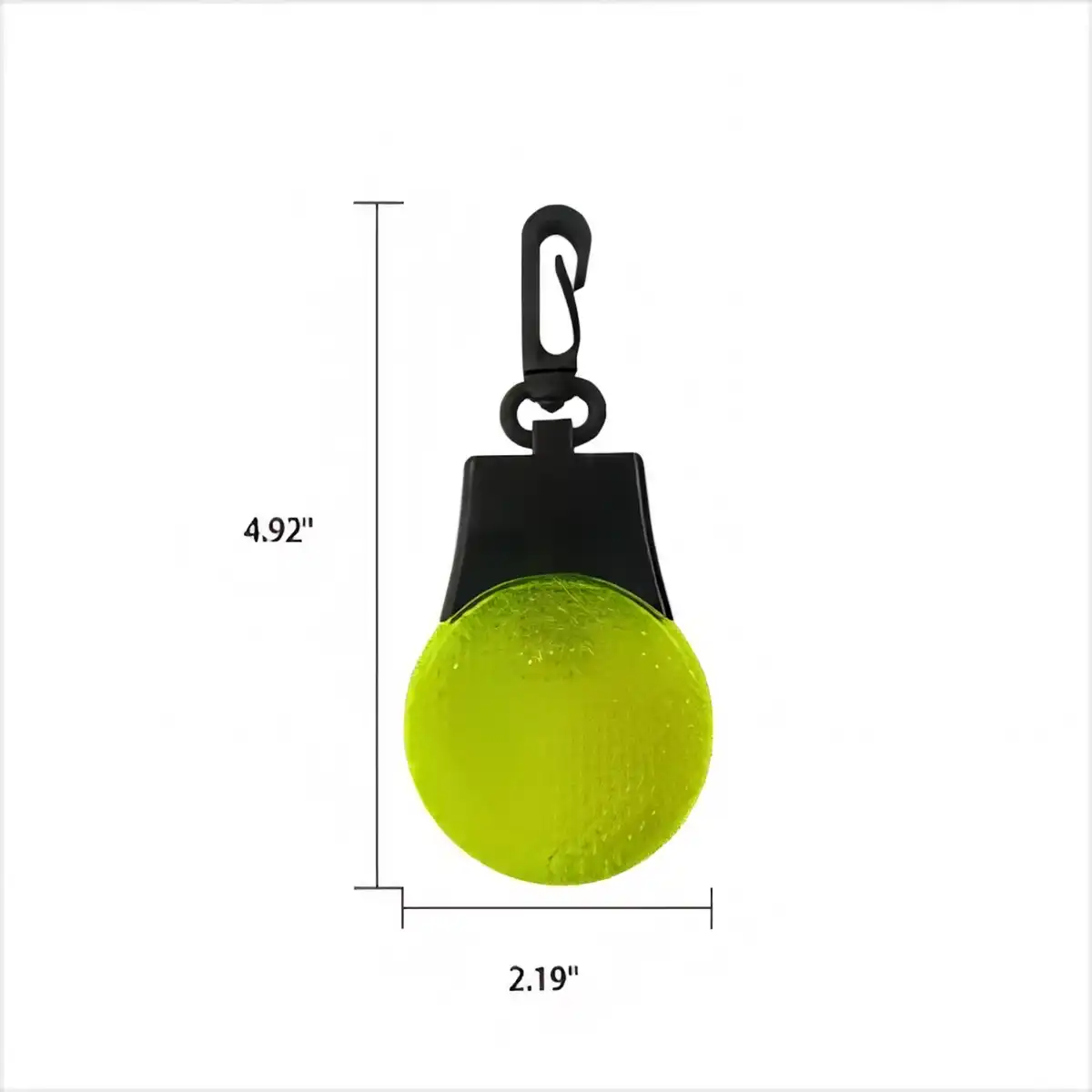 LED Safety Reflector Keychain for Night product detail view