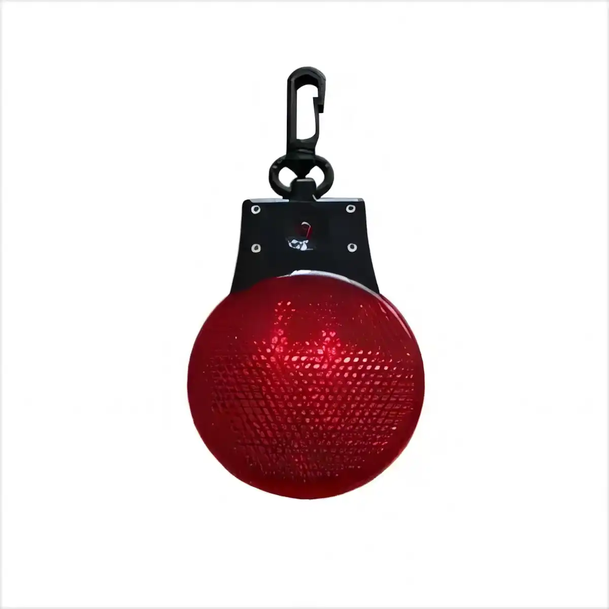 LED Safety Reflector Keychain for Night product close-up