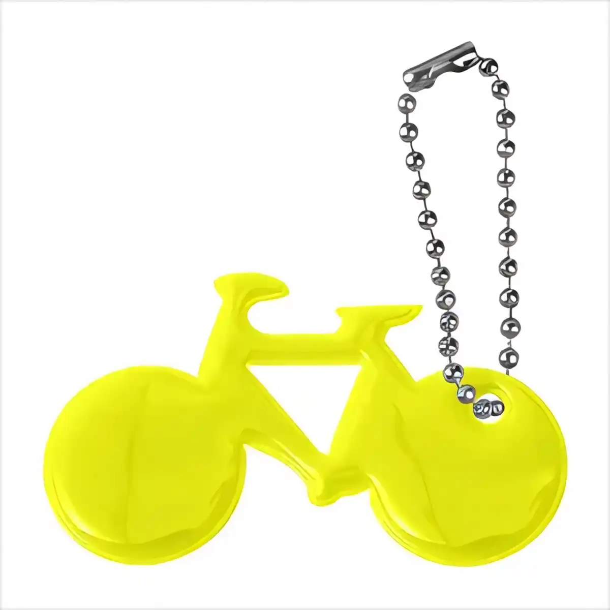 Reflective Bike Keychain Safety Pull product close-up