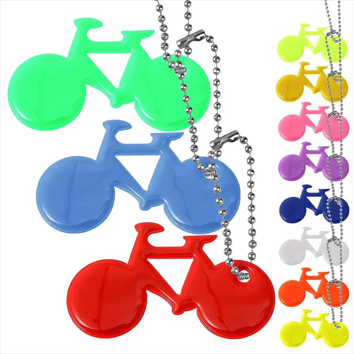 Reflective Bike Keychain Safety Pull additional product view