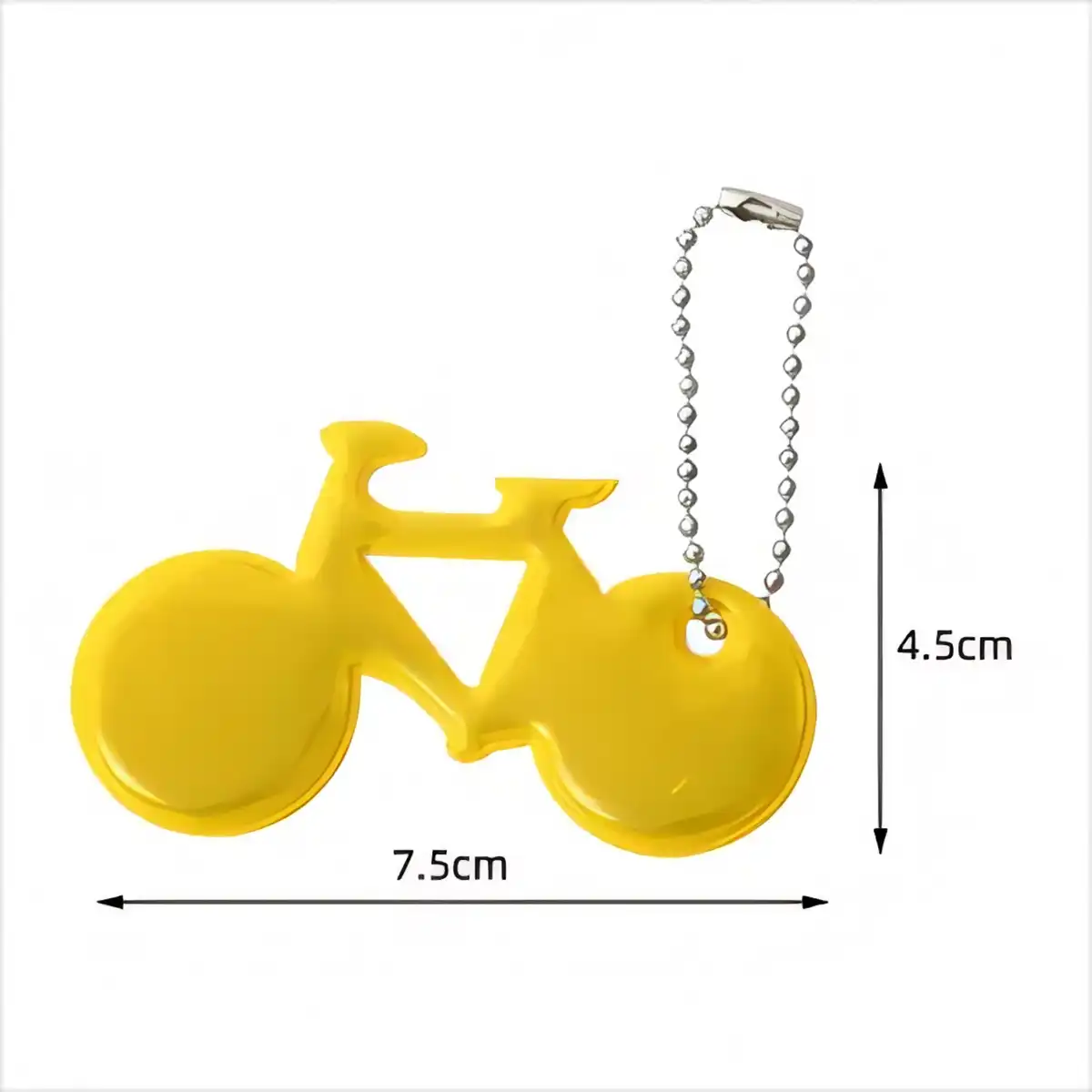 Reflective Bike Keychain Safety Pull product with accessories