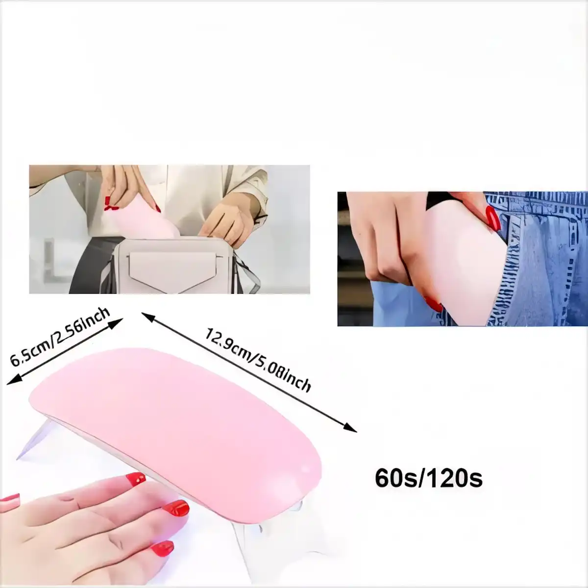 Portable UV LED Nail Lamp product detail view