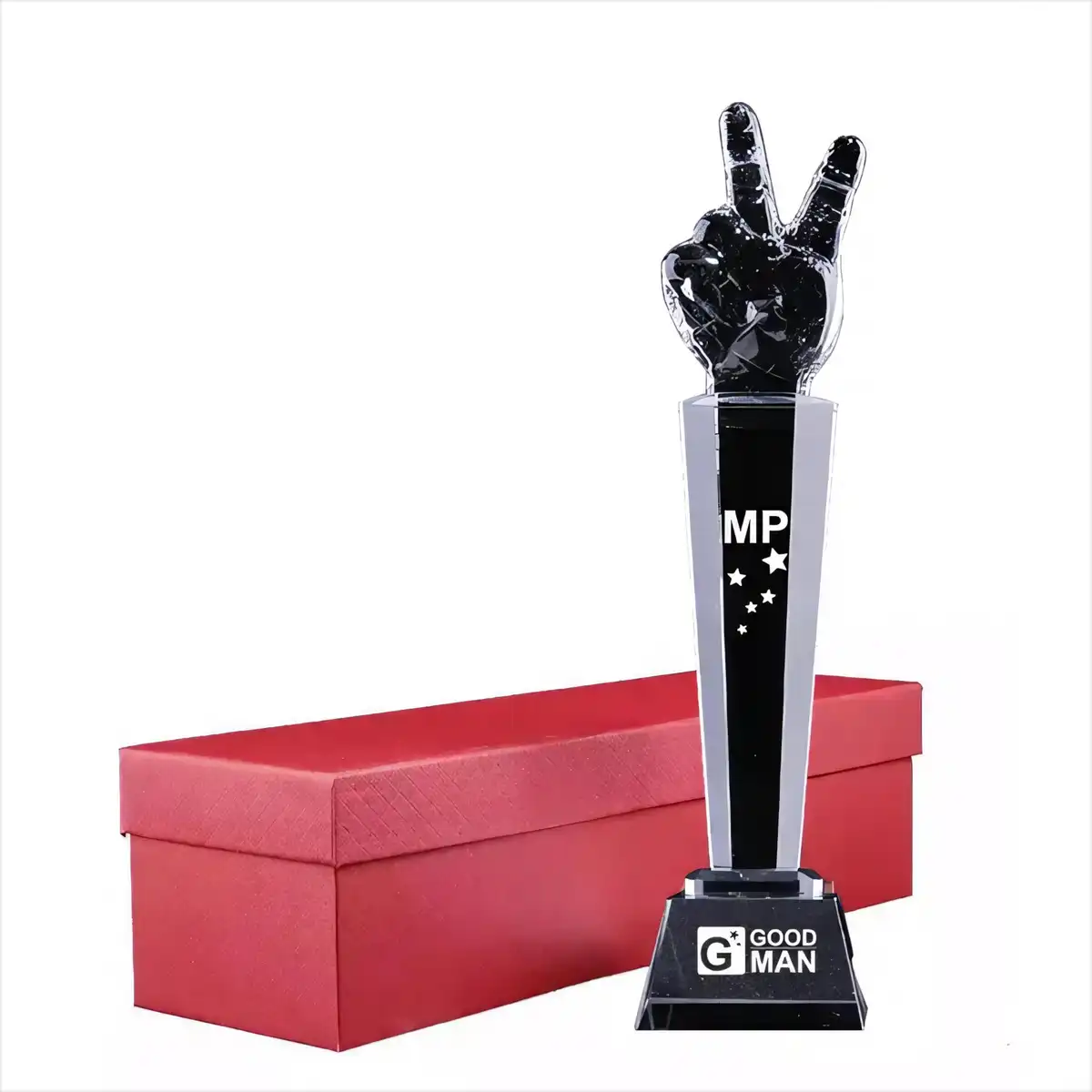 Crystal Trophy Cups Award Set