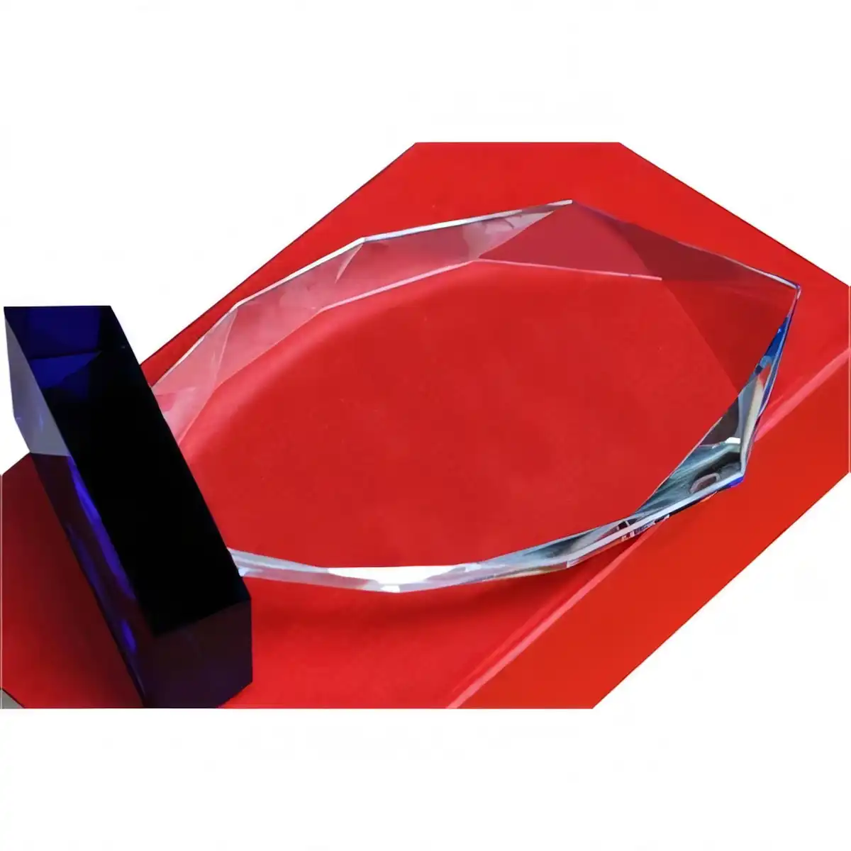Luxury Crystal Glass Award Trophy product detail view