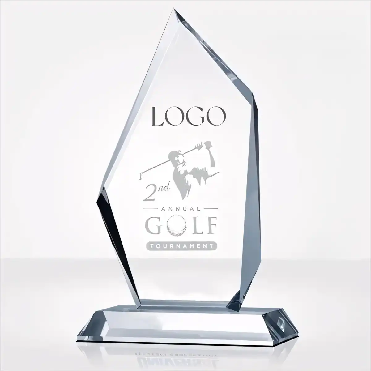 Sparkling K9 Crystal Award Trophy
