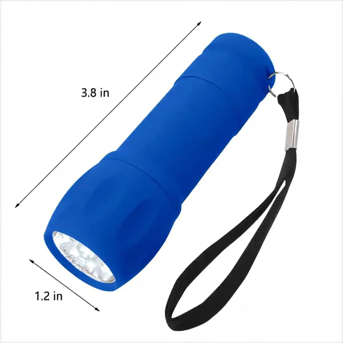 Rubberized 9 LED Flashlight product detail view