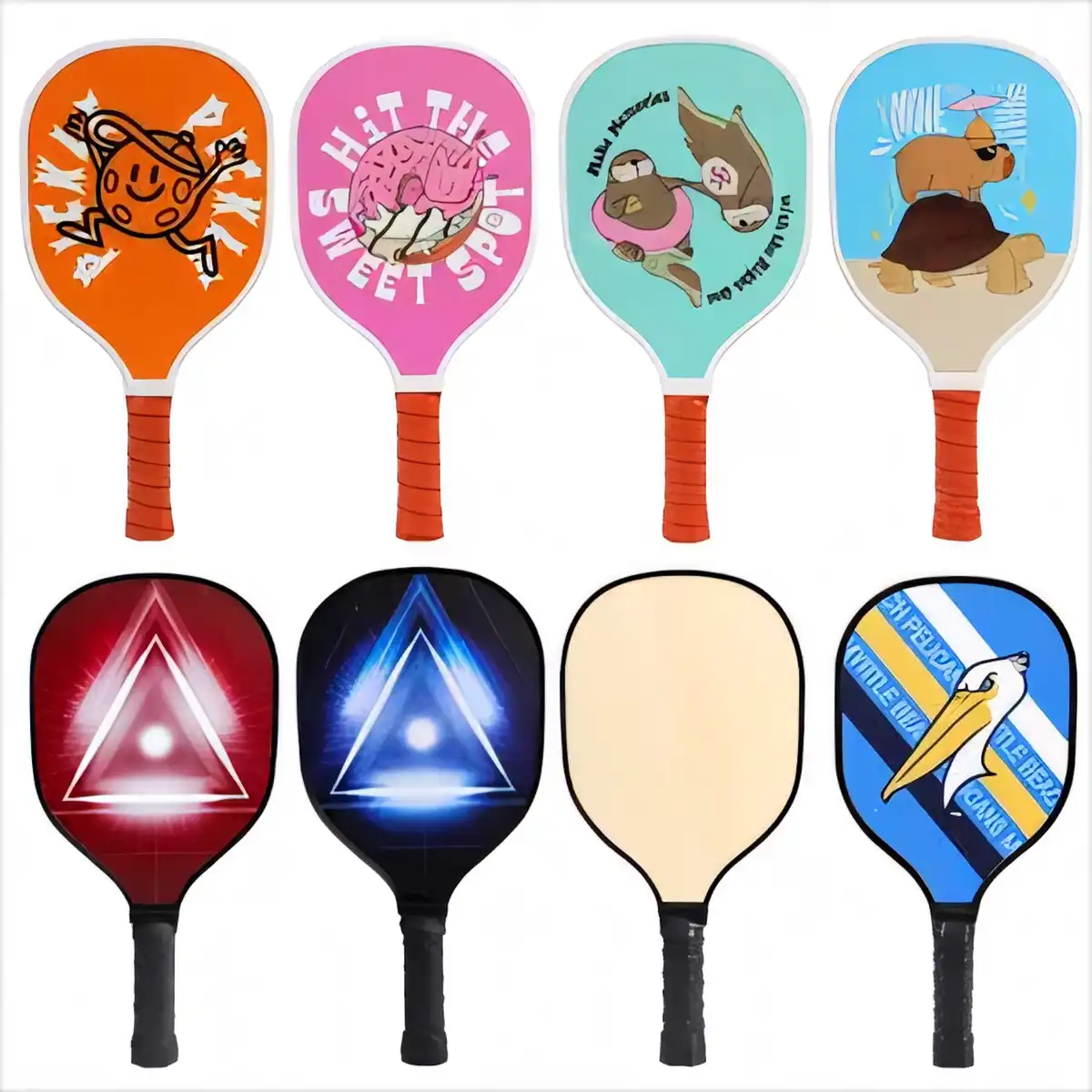 Premium Wood Pickleball Paddle Set alternate product angle
