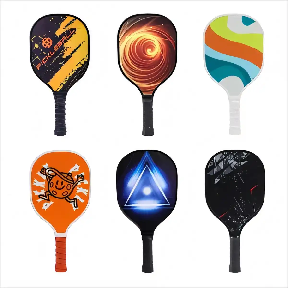 Premium Wood Pickleball Paddle Set product close-up