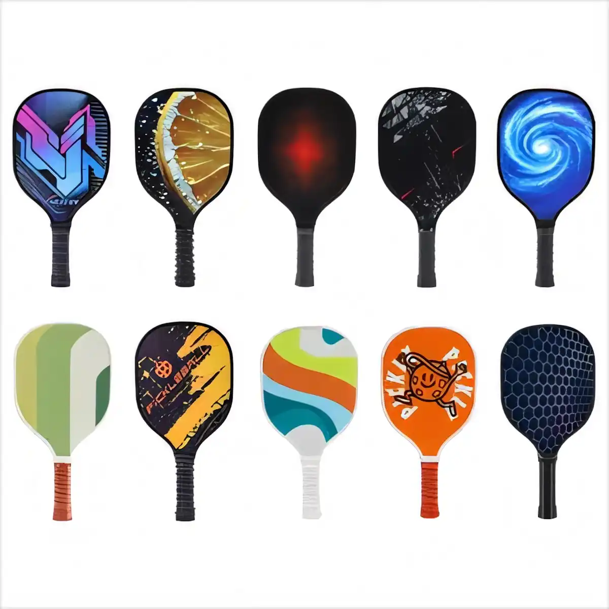 Premium Wood Pickleball Paddle Set product with accessories