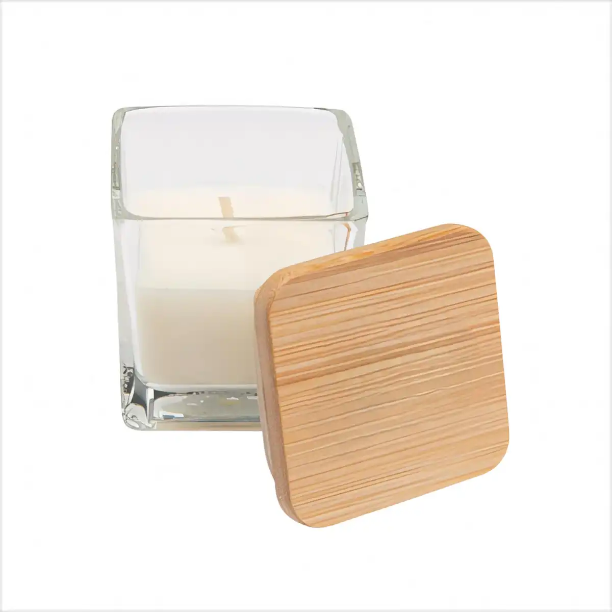 Citrus Soy Candle Bamboo Lid