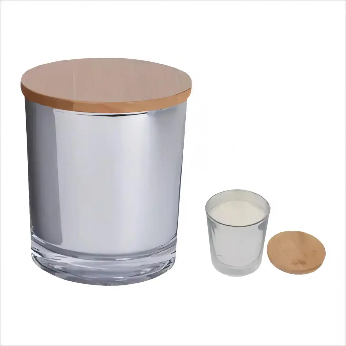Natural Soy Wax Vanilla Candle alternate product angle