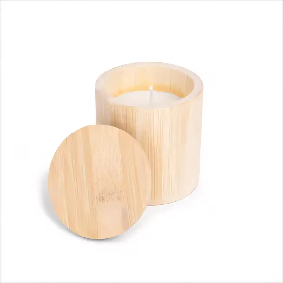 Eco Friendly Soy Candle Bamboo Jar
