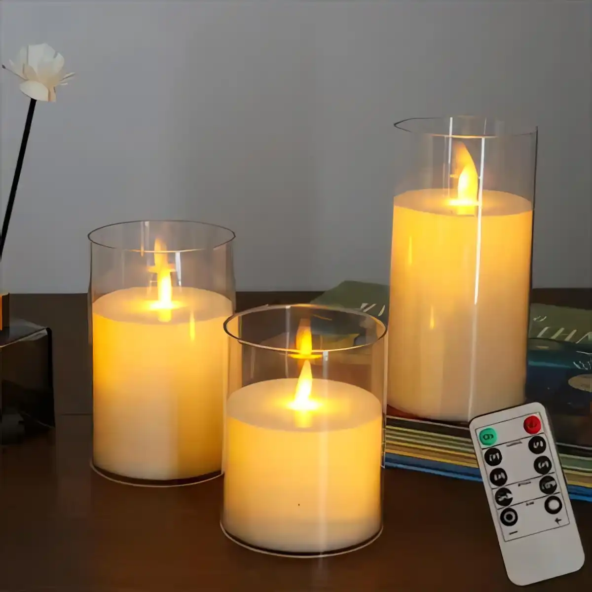 LED Flameless Candles Remote Set product detail view