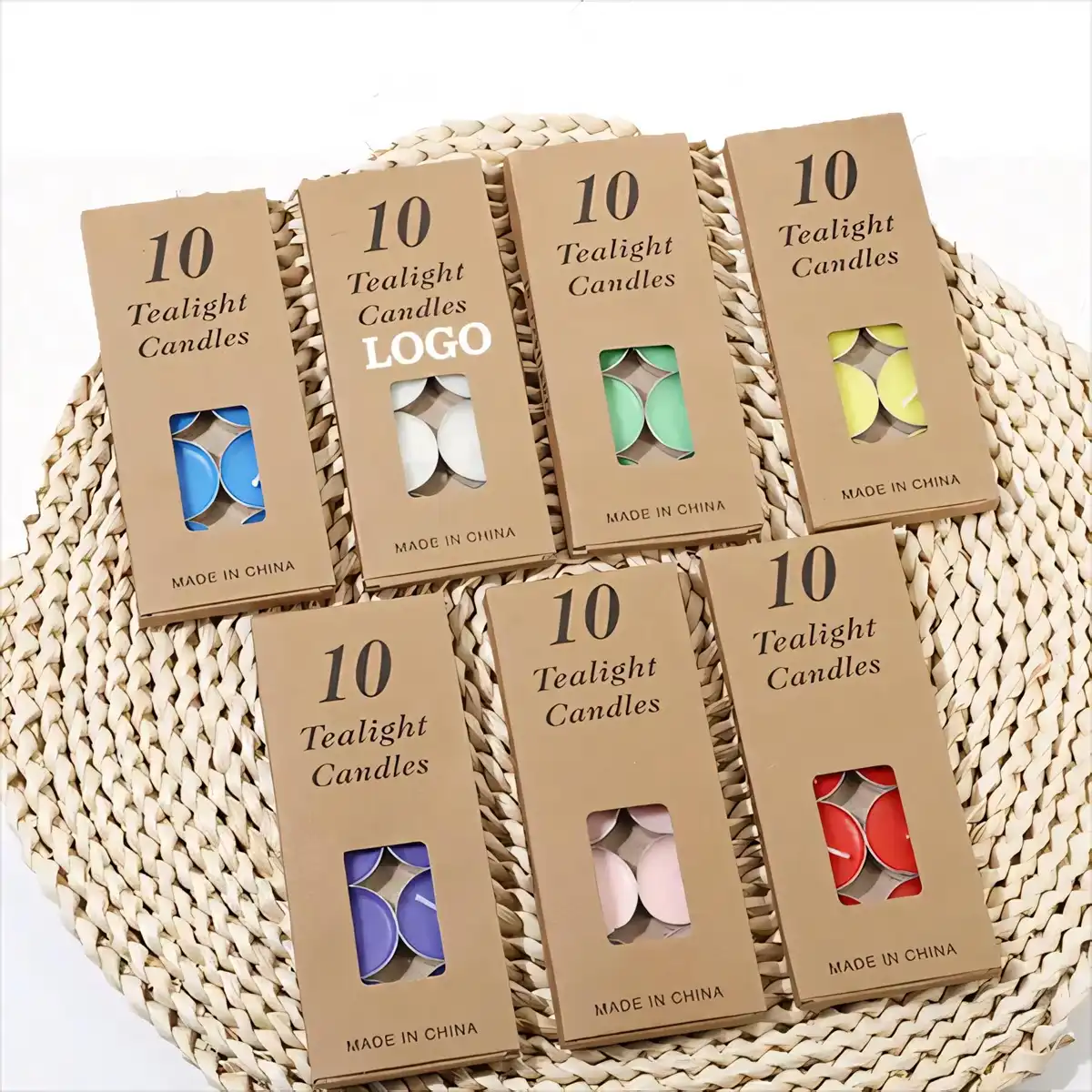 Unscented Tea Lights 10 Pack