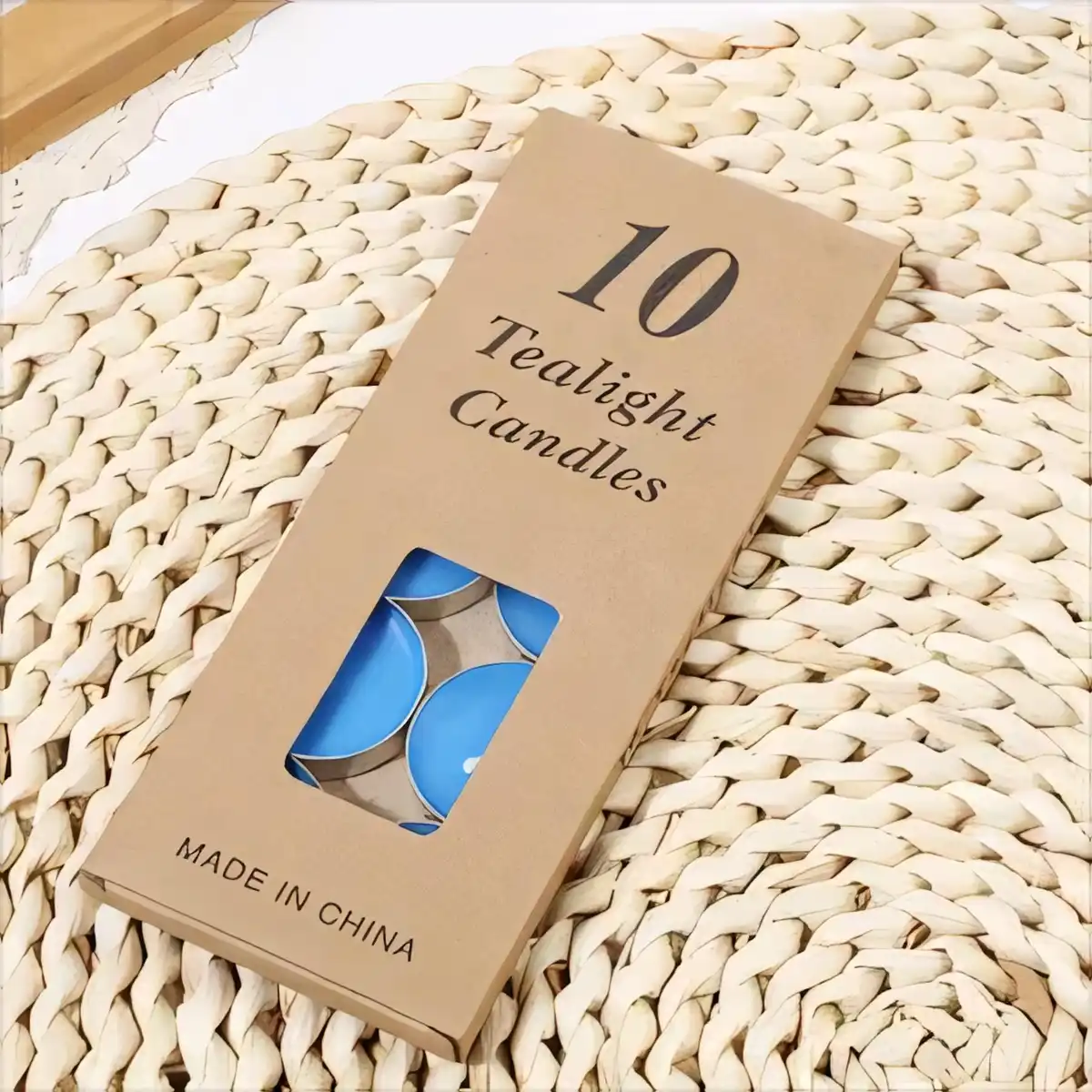 Unscented Tea Lights 10 Pack additional product view