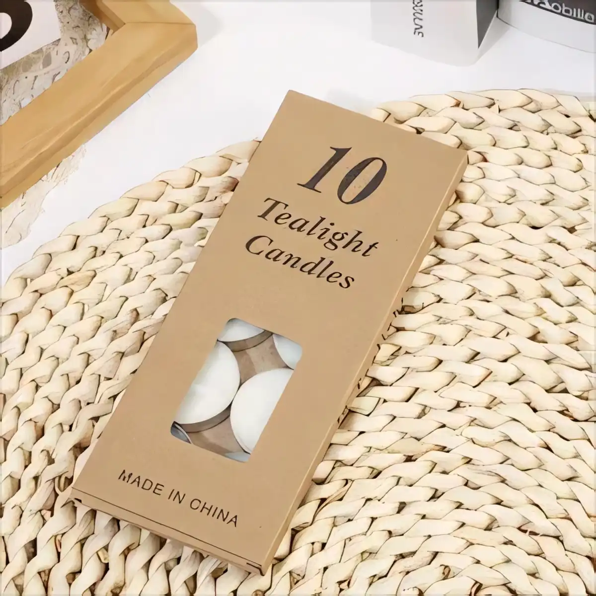 Unscented Tea Lights 10 Pack product image 9