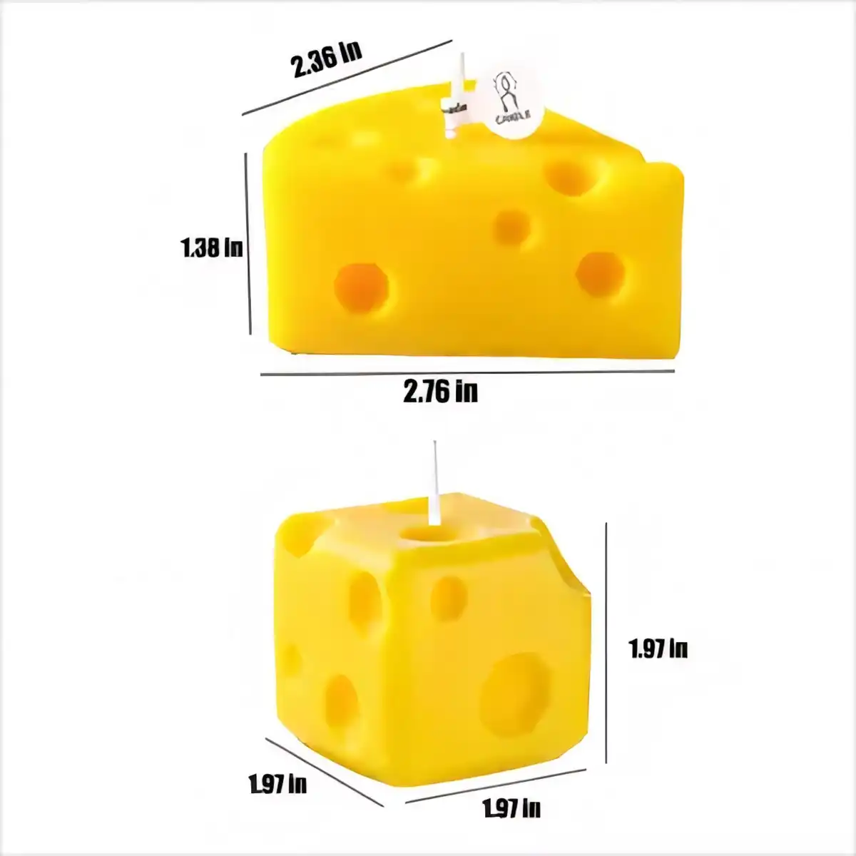 Cheese Scented Soy Wax Candle product detail view