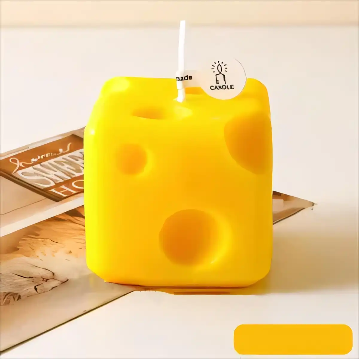 Cheese Scented Soy Wax Candle alternate product angle
