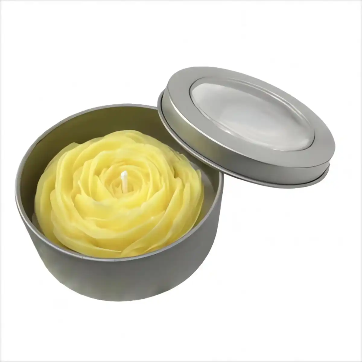 Eco Friendly Flower Soy Candles product with accessories