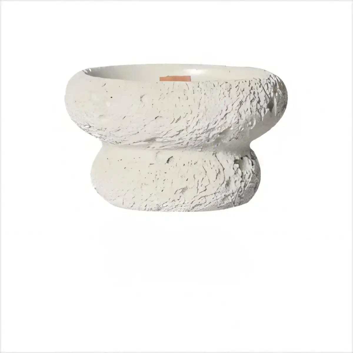Eco Concrete Mushroom Candle product close-up
