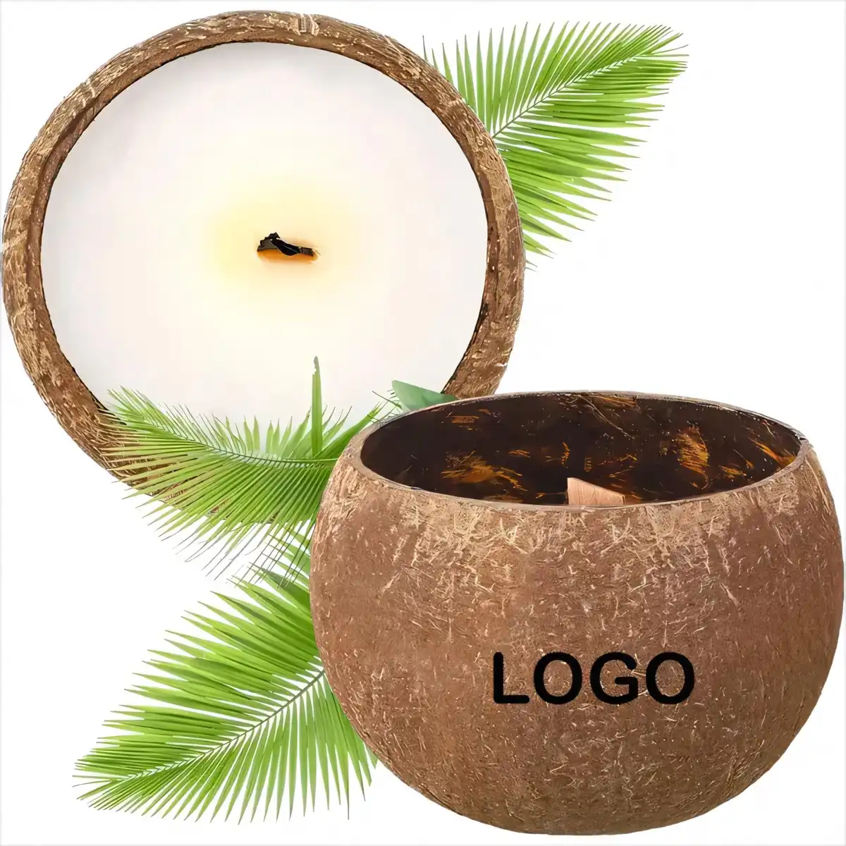 Eco Friendly Coconut Shell Candle