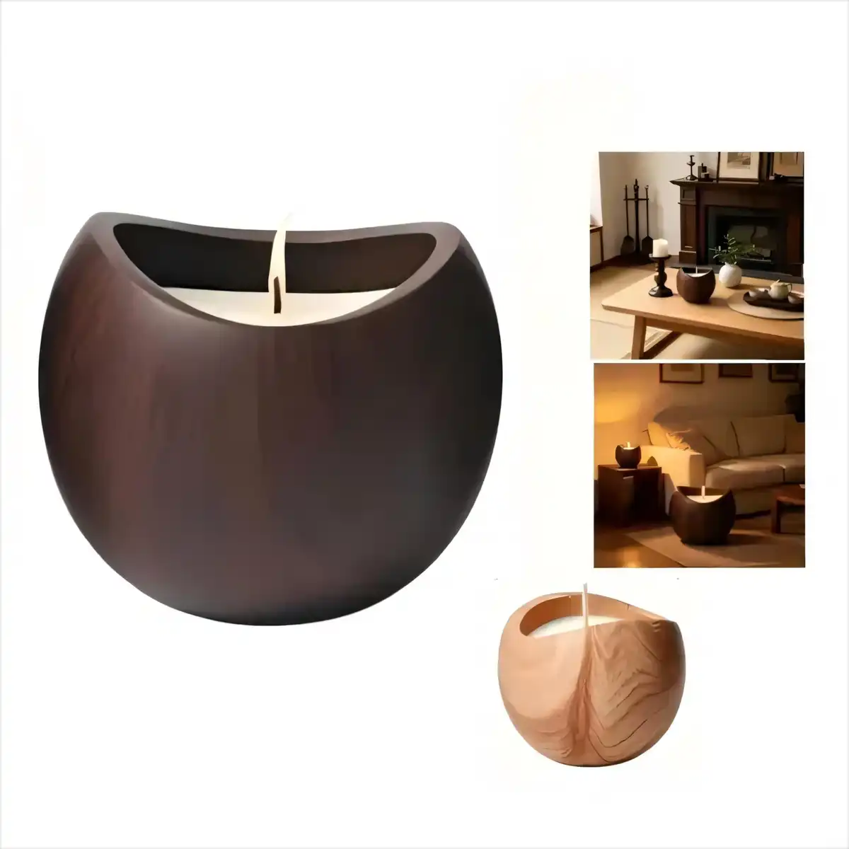 Vintage Ceramic Aromatherapy Candle Bowl