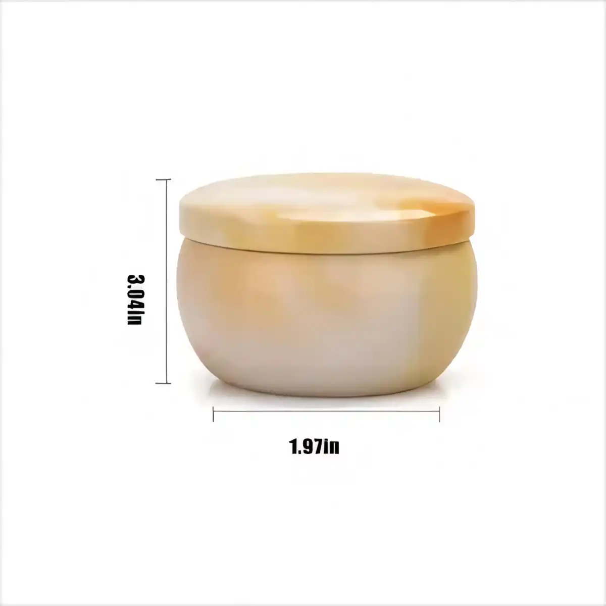 Eco Friendly Soy Wax Candle Tin product detail view