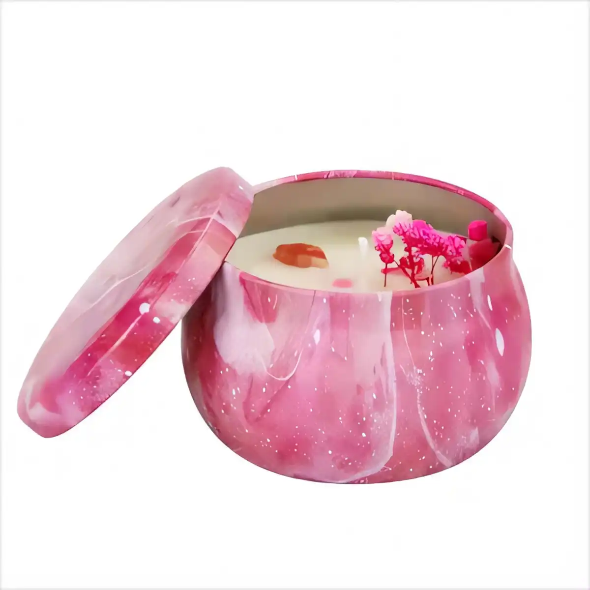 Eco Friendly Soy Wax Candle Tin additional product view