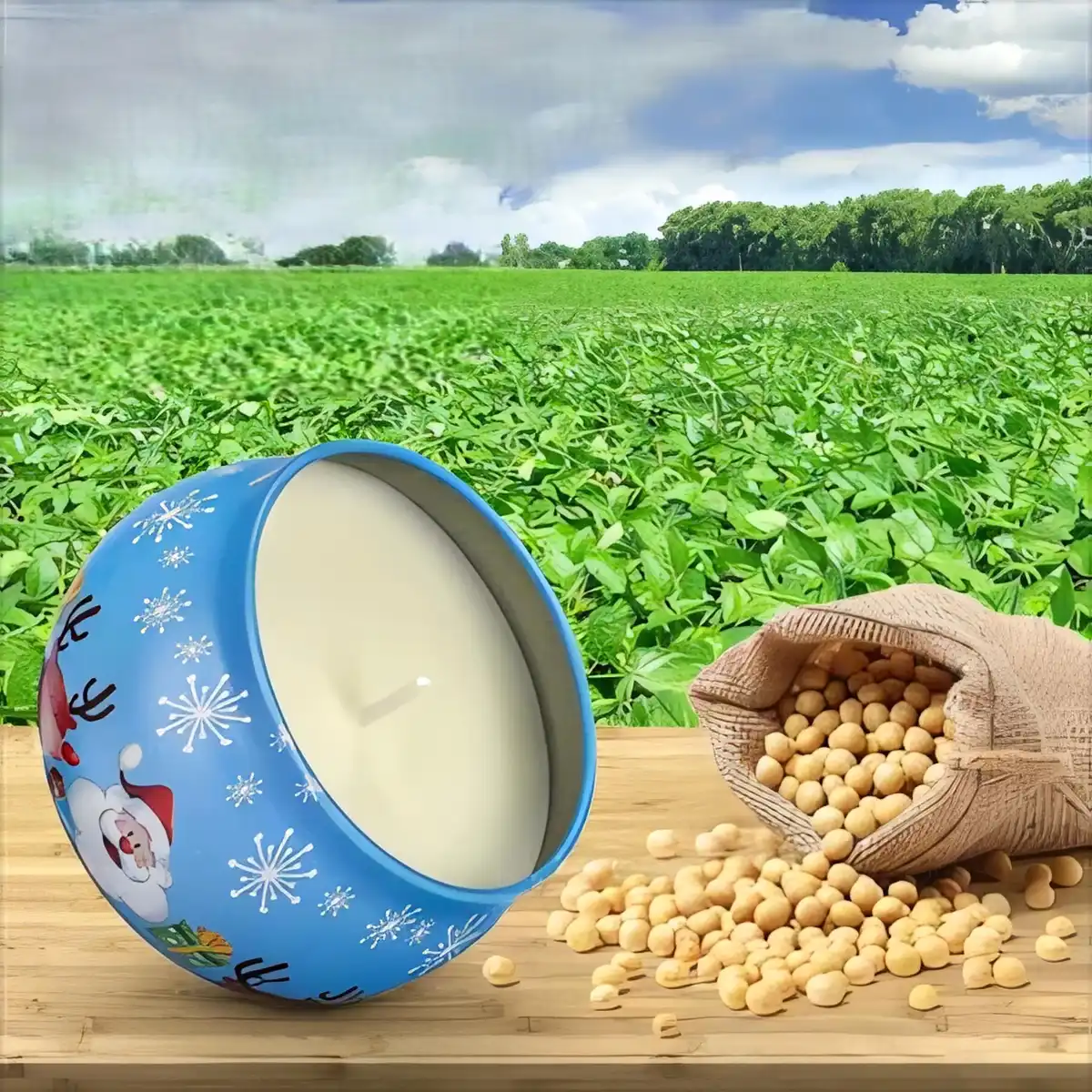 Natural Soy Wax Travel Candle product detail view