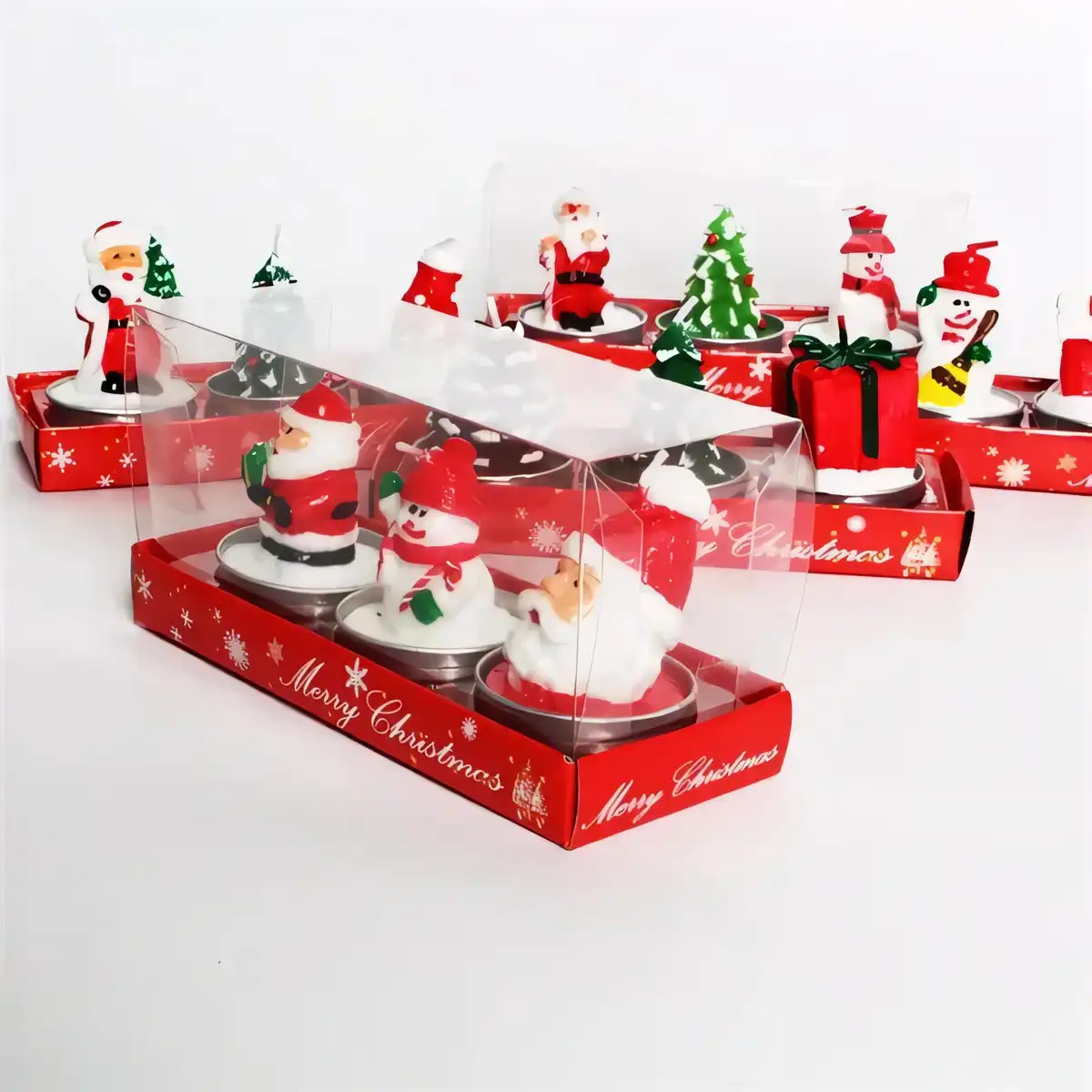 Festive Trio Scented Candle Set product close-up
