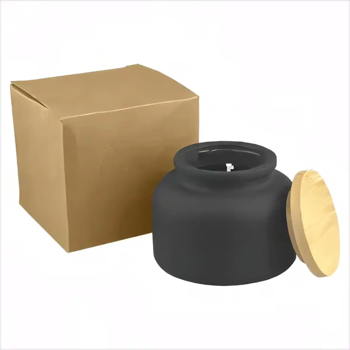 Soy Wax Candle with Wooden Lid