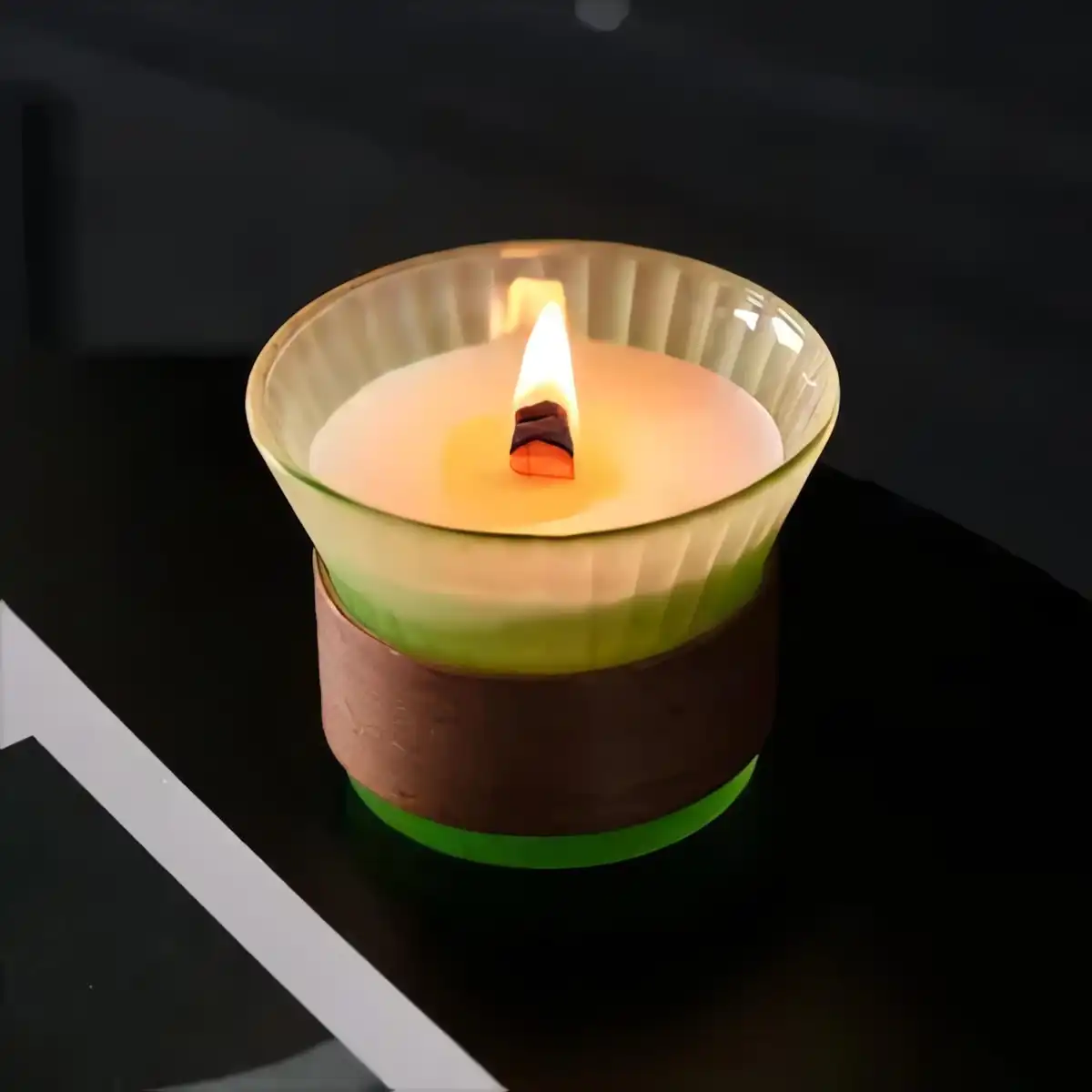Natural Soy Wax Aroma Candle alternate product angle